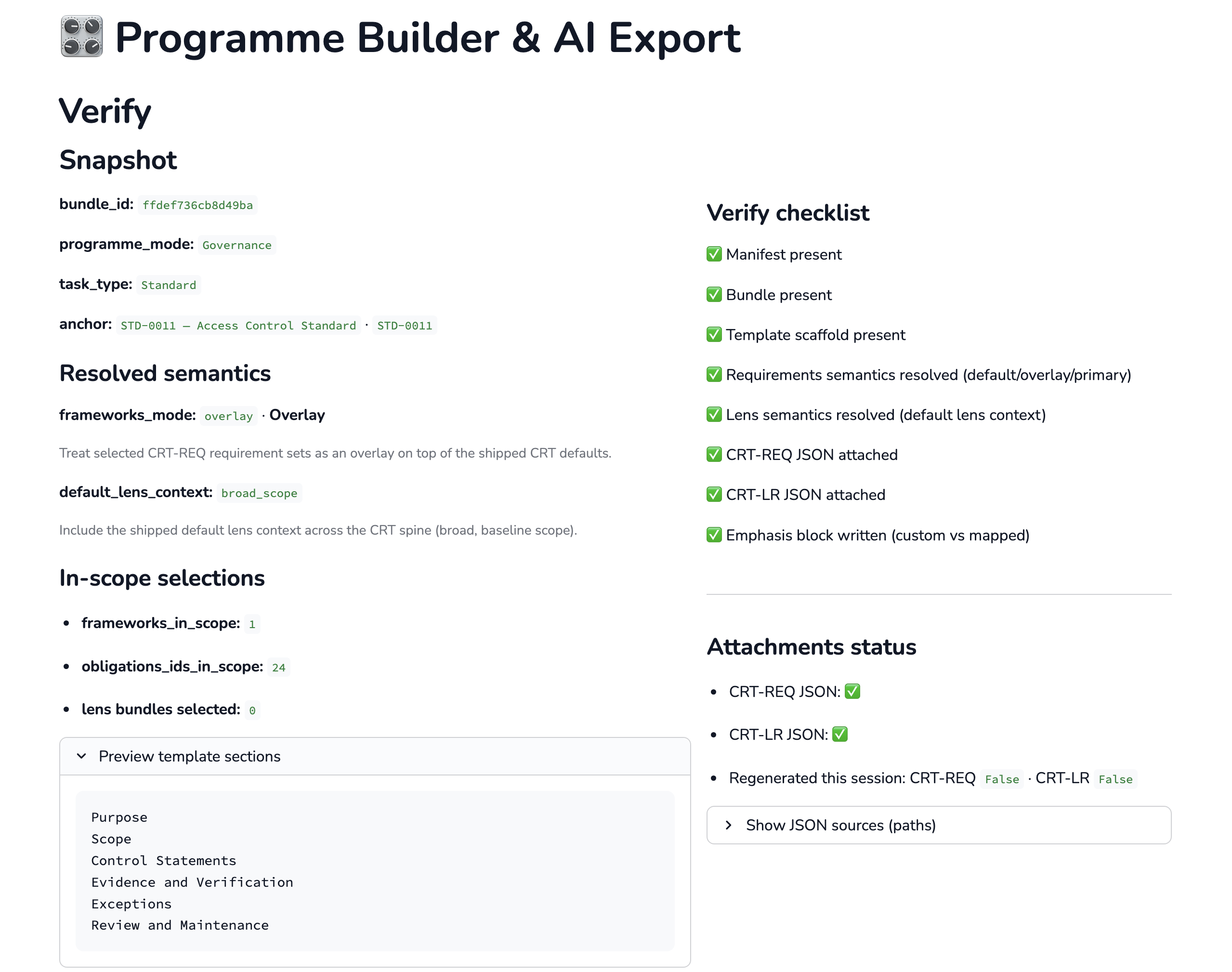 Verify and AI Handoff interface